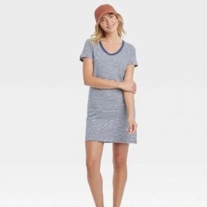 Women’s Short Sleeve T-Shirt Dress, XL